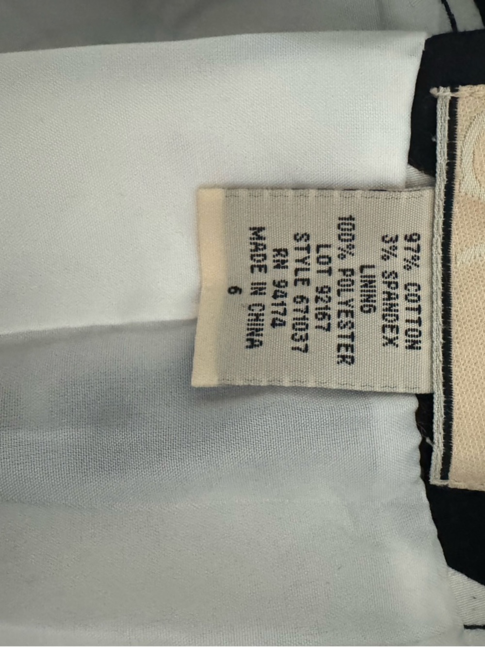 Carrie Allen Black White Blazer Size 6 Floral Print‎ Classic Career Jacket - Picture 8 of 8